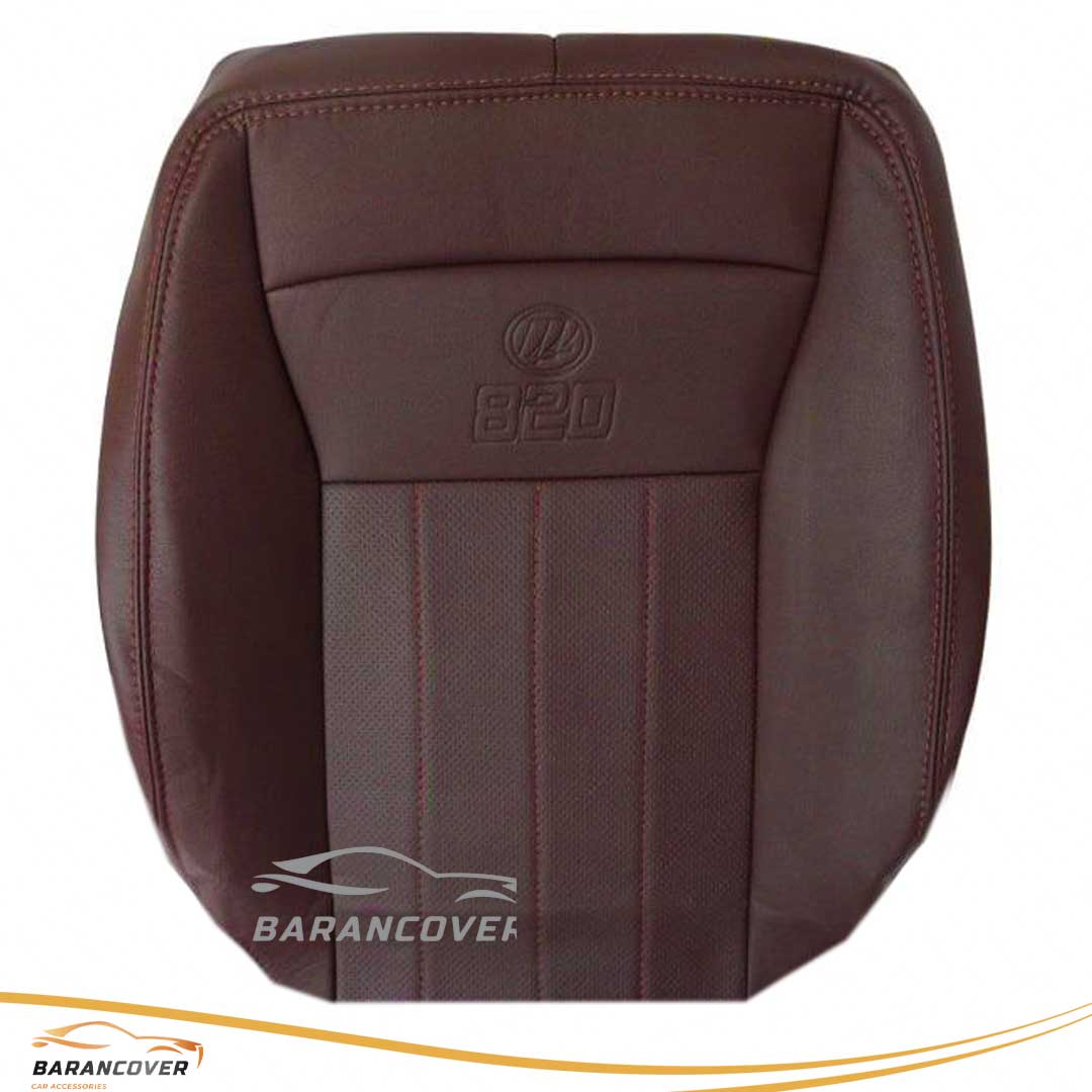 روکش صندلی لیفان 820 چرم رنگ زرشکی تیره
