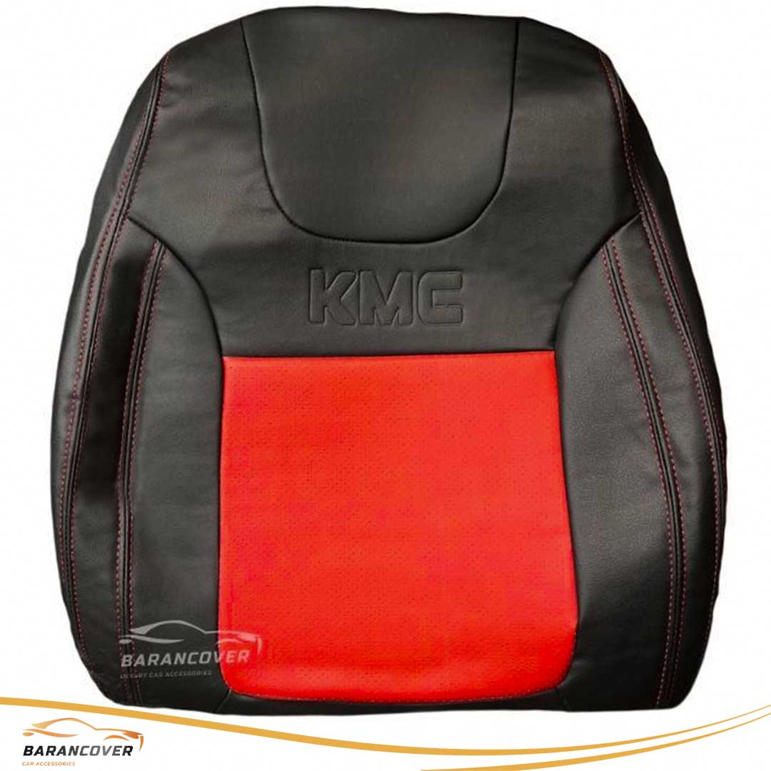 روکش صندلی جک KMC T8 چرم رنگ مشکی قرمز