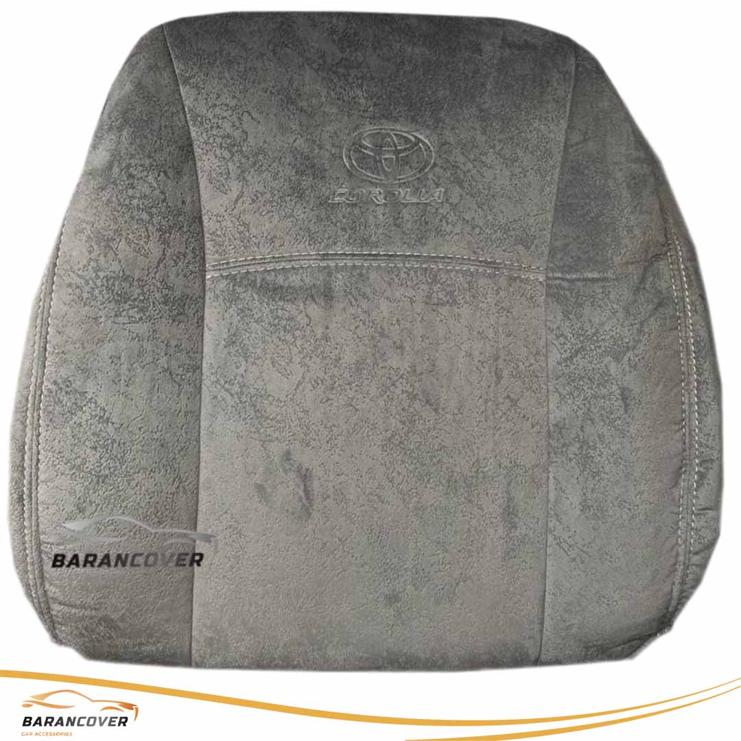 روکش صندلی کرولا قدیم 2006-2013 مخمل رنگ طوسی