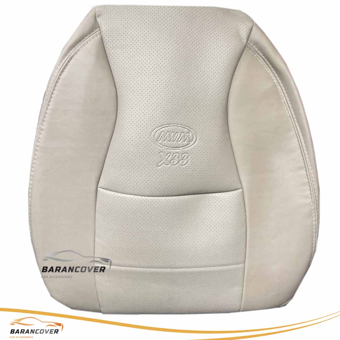 روکش صندلی ام وی ام mvm x33 قدیم 1389-1393 چرم رنگ کرم استخوانی