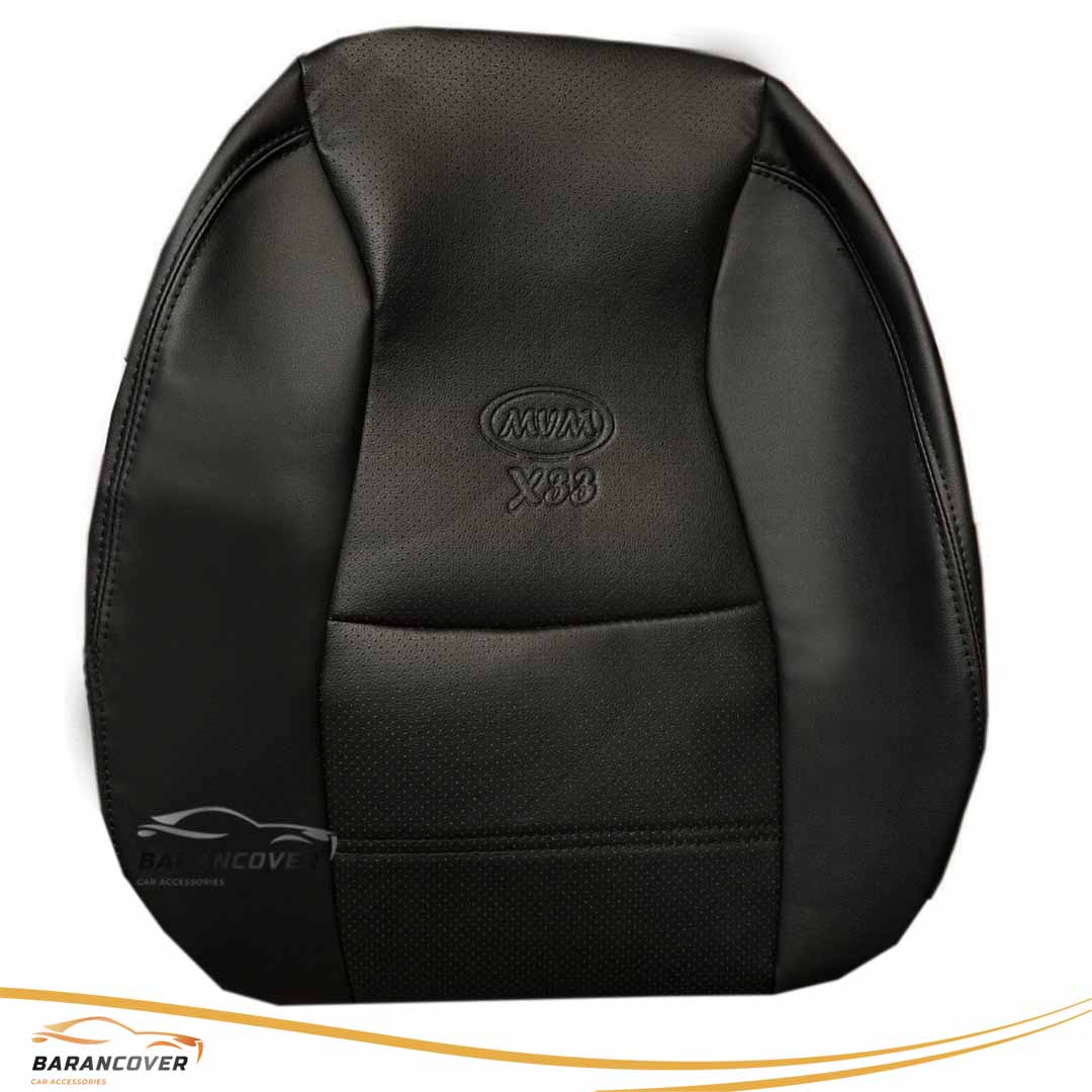 روکش صندلی ام وی ام mvm x33 قدیم 1389-1393چرم رنگ مشکی