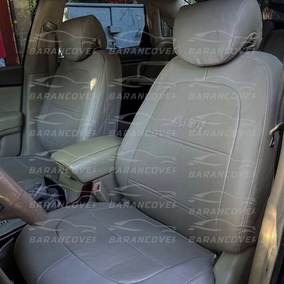 روکش صندلی هیوندای آزرا قدیم 2006-2011 چرم رنگ طوسی تیره