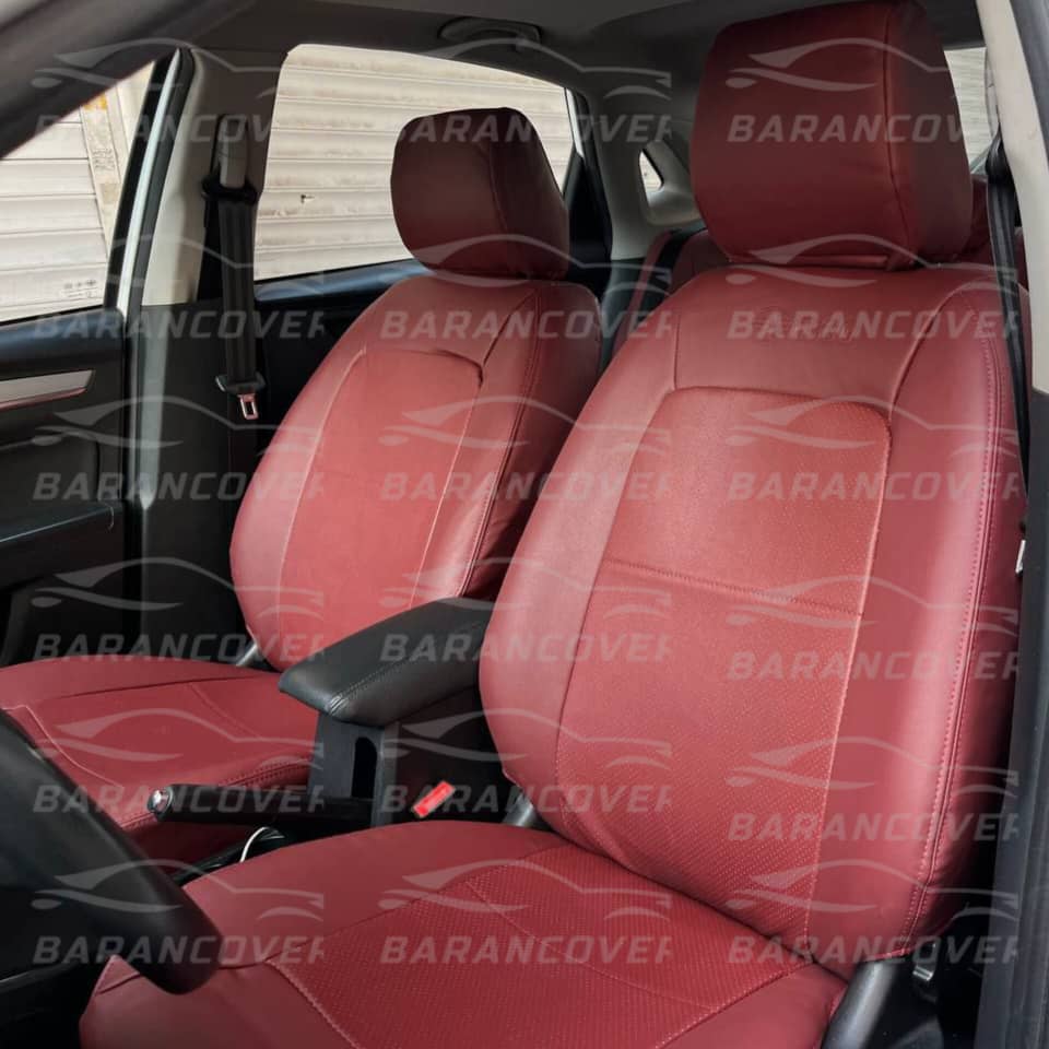 روکش صندلی بسترن B30 چرم رنگ زرشکی