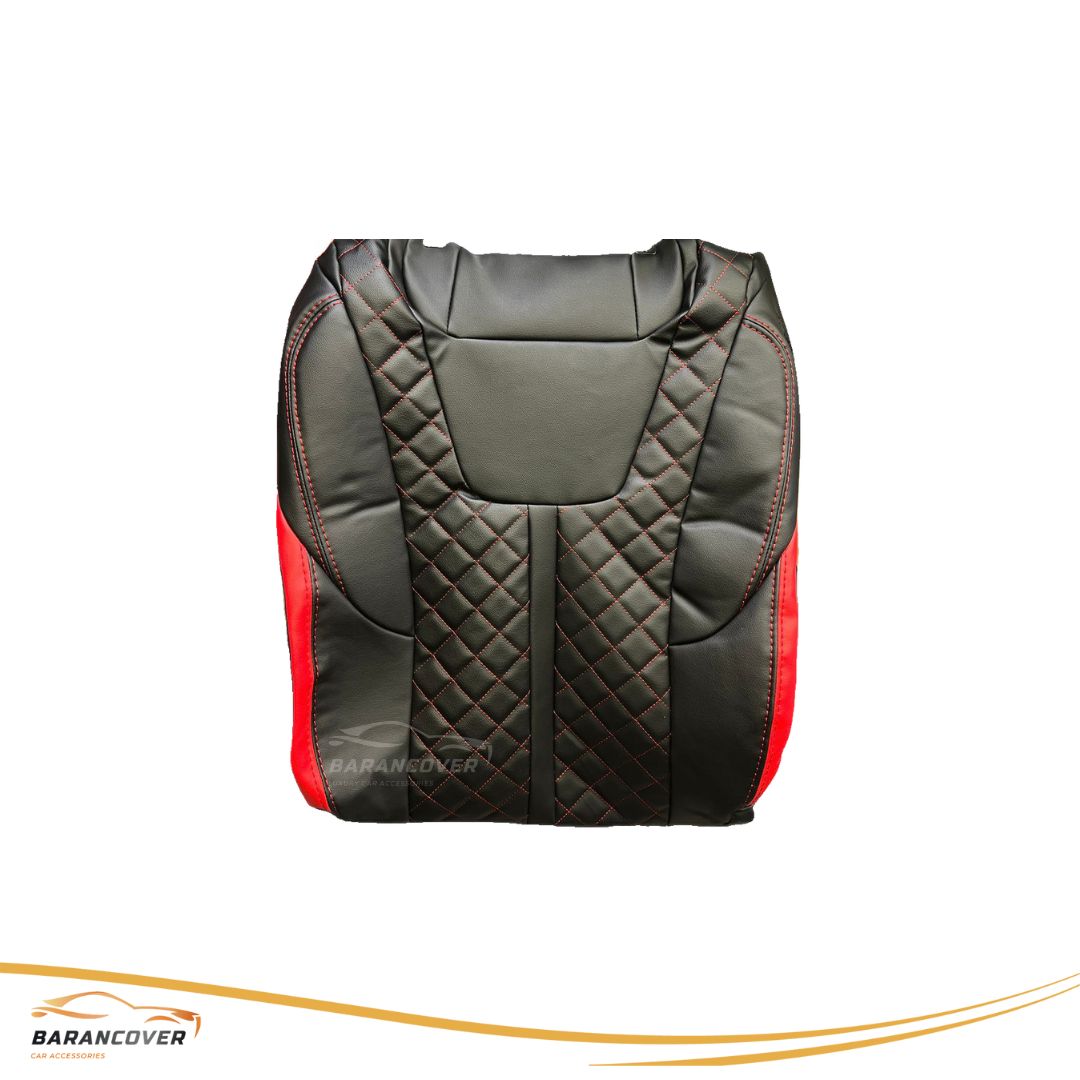 روکش صندلی دایون SX5 چرم رنگ مشکی قرمز