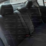 مزدا ۳ نیو mazda3 new چرم رنگ مشکی دوخت قرمز