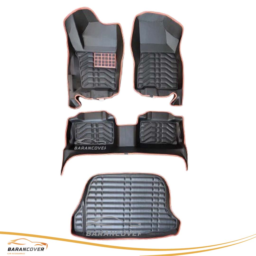 کفپوش و کفپوش صندوق ام وی ام ایکس 33 کراس-mvm x33 cross رنگ مشکی دور مارون