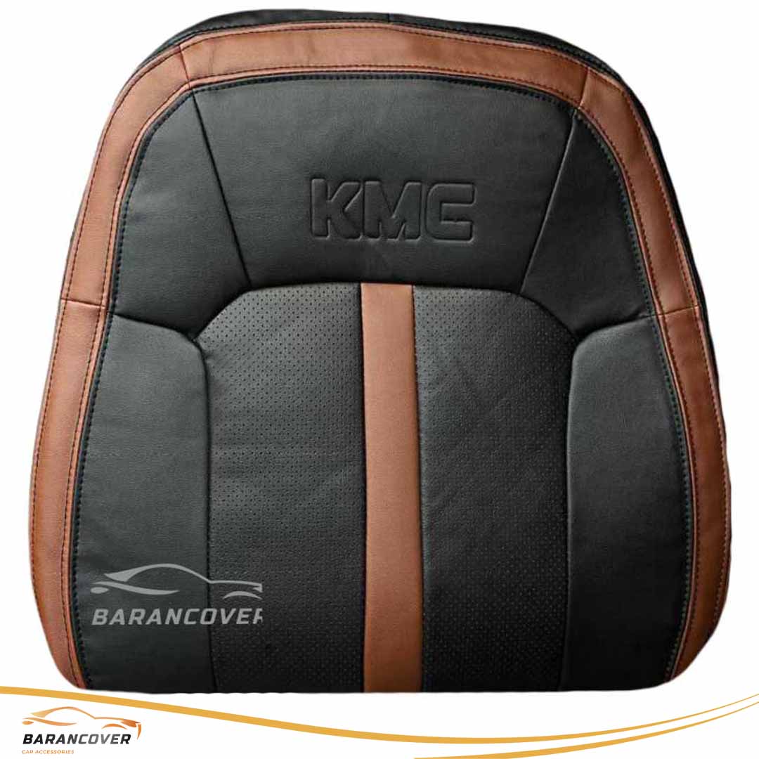روکش صندلی KMC X5 چرم رنگ مشکی نوار مارون