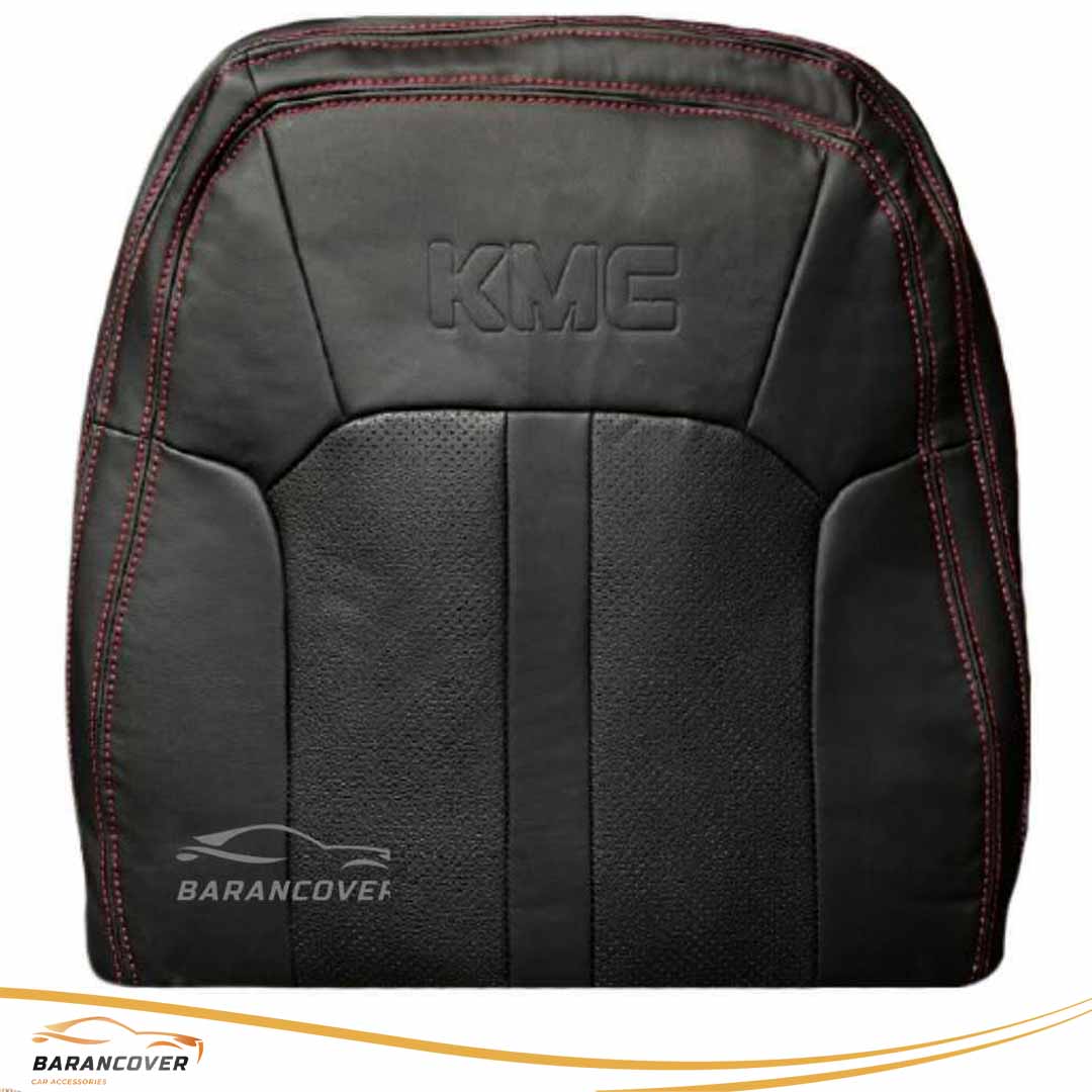 روکش صندلی KMC X5 چرم رنگ مشکی دوخت قرمز