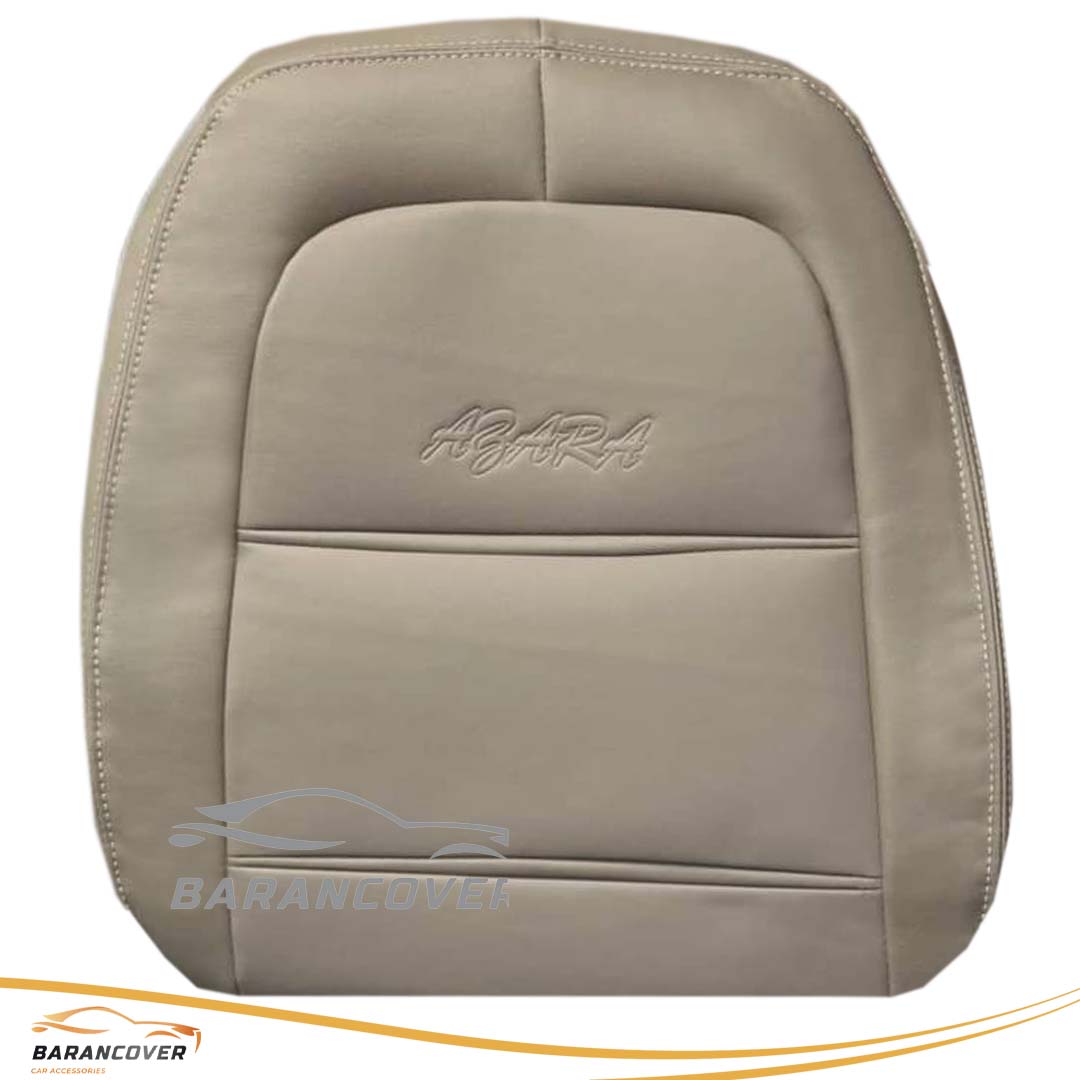روکش صندلی هیوندای آزرا قدیم 2006-2011 چرم رنگ کرم طرح فابریک