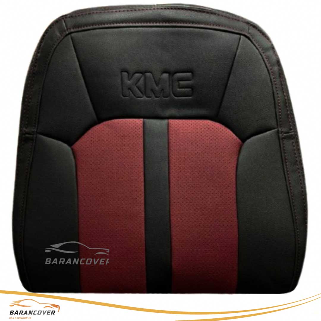 روکش صندلی KMC X5 چرم رنگ مشکی زرشکی