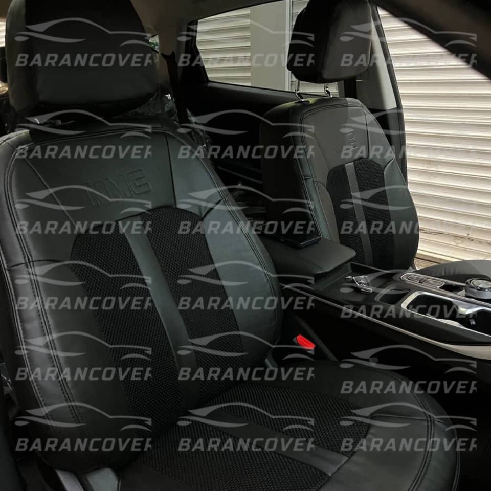 روکش صندلی KMC X5 چرم پارچه رنگ مشکی