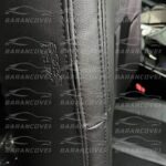 روکش صندلی KMC X5 چرم پارچه رنگ مشکی