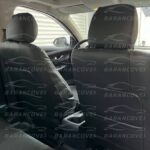 روکش صندلی FMC 511 چرم وسط پارچه اسپایسر رنگ مشکی