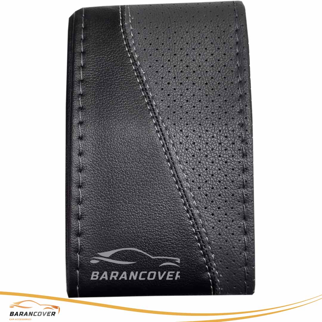 دورفرمان دوختی رنگ مشکی طوسی-باران کاور